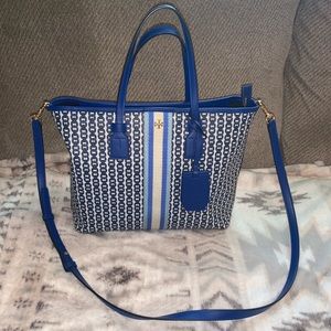 Tory Burch Gemini link canvas tote